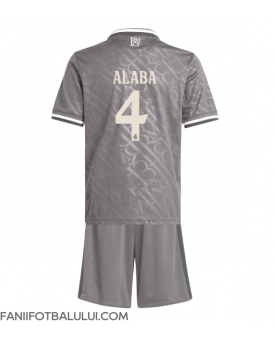 Real Madrid David Alaba #4 Echipament de Fotbal Replică 2024-25 Copii Treilea (+ Șorturi)